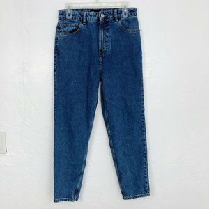 Zara Medium Wash Denim High Rise Mom Jeans - Size 8